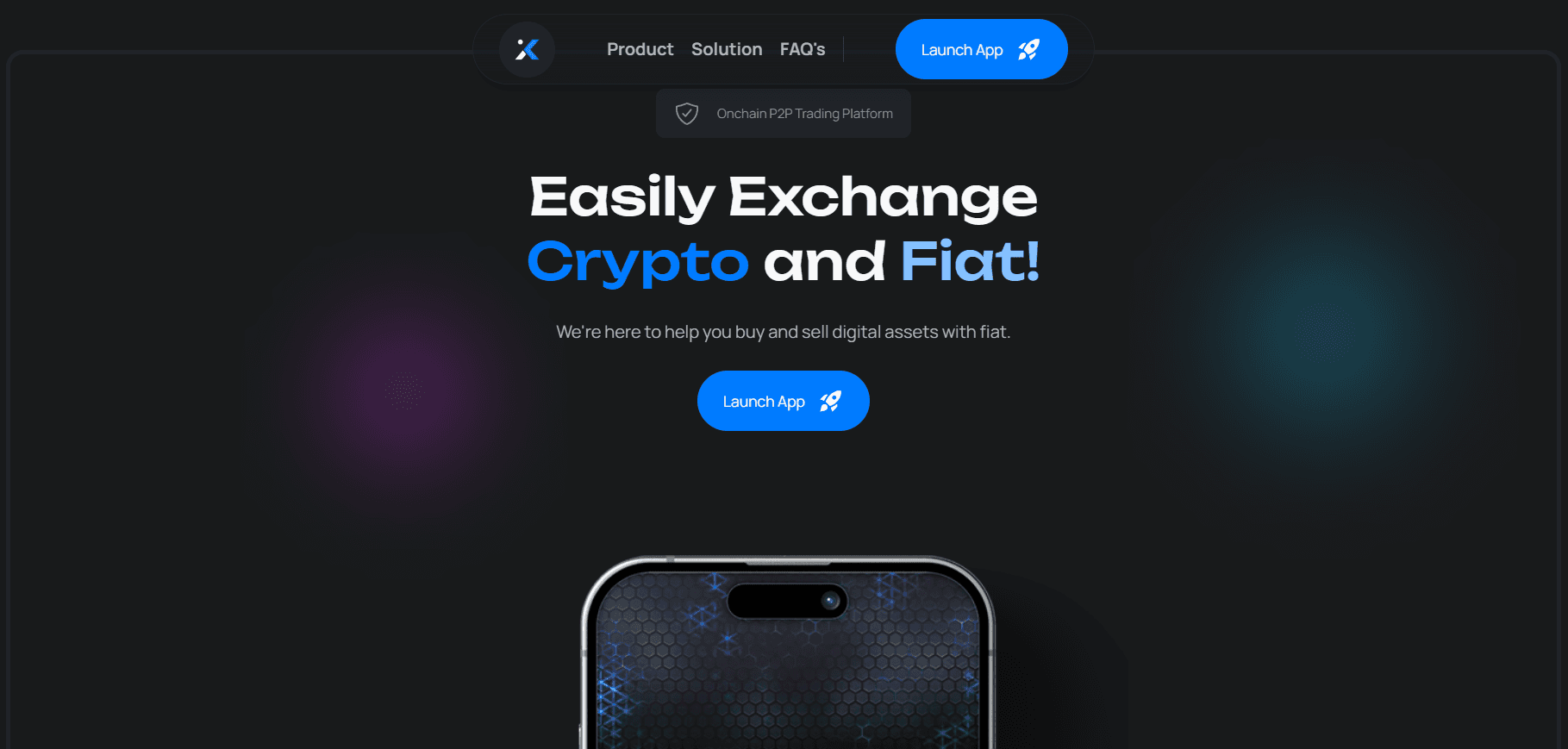IExchange P2P Trading Platform screenshot 2